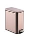 13L Stainless Steel Pedal Trash Can &acirc;&euro;&ldquo; Brushed Finish with Soft-Close Lid Gold Color