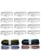 SYOSI Elastic Sheet Straps, Sheet Keeper Closet Organization Linen Labels, Foldable Sheets Set Organizer for Tidying Bedding, Four Styles King Twin Full Queen, 8 Pcs