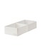 Home Ease 2-compartment Foldable Storage Box 20x51x10cm - White