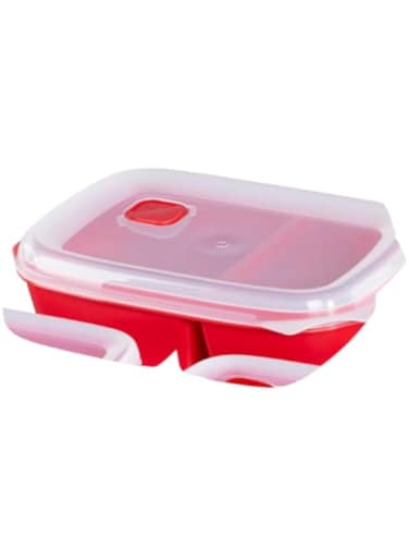 Xavax 111463 3 Part Microwave Box 3-Piece Set, Red