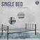 INFINI HOMES Steel Heavy Duty Metal Single Bed without Mattress (Single, Black, 190 X 90 X 70 CM)