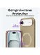 Mobcos iPhone 17 Air Brown Elite Ring Premium Silicone MagSafe Case for iPhone   Silky Soft Touch   Military-Grade Shockproof Protection   Strong Magnetic Compatibility   Luxury Slim Cover
