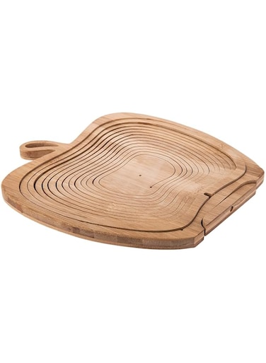 AKDC Bamboo Fruit Basket 21Cm X 24Cm X 30Cm Home &amp; Decor