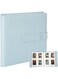 256 Pockets Photo Album for Fujifilm Instax Mini Camera, Photo Album for Polaroid, Leather Cover, Photo Album for Instax Mini 12 11 9 40 90 8 7 Evo LiPlay Instant Camera, 2x3 Photo Album (Blue)