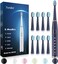 7AM2M Sonic Electric Toothbrush for Adults and Kids- High Power Rechargeable Toothbrushes with 8 Brush Heads,5 Adjustable Modes, Built-in 2-Minute Smart Timer,4 Hours Fast Charge for 30 Days (Navy)
