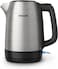 Philips Daily Metal Kettle, 1.7 Liters Capacity, 2200 Watts, Silver/Black, HD9350/92