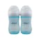 Philips Avent Natural 2.0 Bottle Blue 260ml 2's SCF035/27