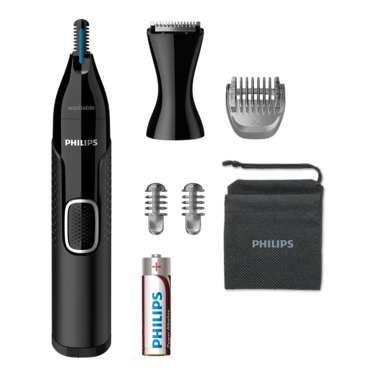Philips series 5000 Nose, ear, eyebrow &amp; detail trimmer,NT5650/16, 2 Years Warranty