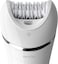 Philips Epilator Series 8000. Wet And Dry Cordless Hair Removal For Legs And Body With 3 Accessories. Extra Wide Epilator Head. BRE700