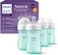 PHILIPS AVENT Natural Baby Bottle with Natural Response Nipple, Turquoise, 260 ml, 4 pack