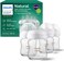 Philips Avent Natural Glass Baby Bottle with Natural Response Nipple, 120 ml, 4 pack