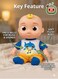Generic Musical Bedtime JJ Doll Coco-melon Baby Toy - Soft Plush Body Toy For Toddlers 18M+, Plays Nursery Rhymes &amp; Sounds, JJ Figure With Designer Shirt &amp; Yellow Pants, Sleep Companion &amp; Birthday