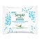 Simple Water Boost Hydrating Cleansing Wipes - 25 Wipes x 6 Pack (150 Wipes)