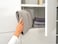 Brabantia Door Steam Blanket Grey, 50 x 1 x 110 cm, Over-Door Heat & Moisture Protective Garment Steaming Mat