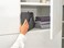 Brabantia Foldable Steam Board Pepper Black, 40 x 85 cm, Heat-Resistant Hanging Clothes Steaming Board for Handheld Steamers