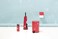 Brabantia Handwash Soap Dispenser, 200ml, Passion Red, Refillable Non-Drip Soap Pump for Bathroom, Kitchen or Toilet, Stainless Steel &amp; Plastic