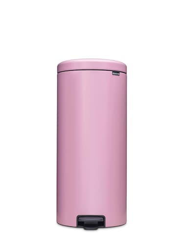 Brabantia NewIcon Pedal Bin 30L, Lilac Pink, Soft-Close Lid, Smooth Pedal, Removable Inner Bucket, PerfectFit Code G Liner Included