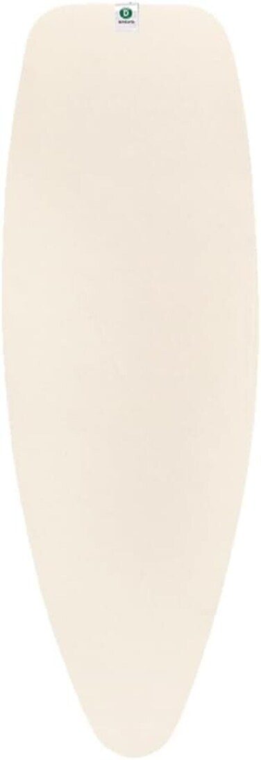 Brabantia Ironing Board Cover Size D 135 x 45 cm, Extra Large Replacement Cover with Foam Insert, Ecru