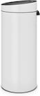 Brabantia Touch Bin New 30L Trash Can &ndash; White Kitchen Waste Bin