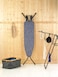Brabantia Ironing Board Size A 110 x 30 cm, Small Foldable Ironing Board, Denim Blue, Adjustable Height, Non-Slip Feet, Cotton Cover