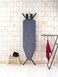 Brabantia Ironing Board Denim Blue, Size B 124 x 38 cm, Foldable Ironing Board with Steam Iron Rest, Adjustable Height, Non-Slip Feet, Cotton Cover, Child &amp; Transport Lock