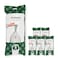 Brabantia PerfectFit Bin Liners Multipack (Size R/36 Litre) &ndash; 120 Thick Plastic Trash Bags with Tie Tape Drawstring Handles, White
