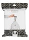 Brabantia PerfectFit Bin Liners (Size M/60 Litre) &ndash; 40 Thick Plastic Trash Bags with Tie Tape Drawstring Handles, White