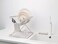 Brabantia SinkSide Foldable Dish Drying Rack Light Grey, 37 x 33 x 31.5 cm, Removable Cutlery Basket and Drip Tray