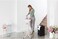Brabantia Ironing Board A with Steam Iron Rest, Abstract Leaves, 110 x 30 cm