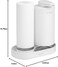 Brabantia SinkStyle Soap Dispenser Set, 2 x 200ml, Mineral Fresh White, With Washing Up Liquid Squeezer &amp; Drip Tray, Non-Drip Pump, Easy Refill, Corrosion-Resistant
