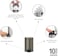 Brabantia NewIcon Pedal Bin 3 L Platinum &ndash; Soft-Close with Plastic Inner Bucket