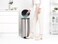 Brabantia NewIcon Pedal Bin 30 L Matt Steel &ndash; Soft-Close with Plastic Inner Bucket