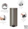 Brabantia NewIcon Pedal Bin 30 L Platinum &ndash; Soft-Close with Plastic Inner Bucket