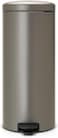 Brabantia NewIcon Pedal Bin 30 L Platinum &ndash; Soft-Close with Plastic Inner Bucket