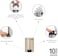 Brabantia NewIcon Pedal Bin 3 L Champagne &ndash; Soft-Closure Bathroom Rubbish Bin with Removable Inner Bucket + Bin Bags