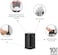 Brabantia NewIcon Pedal Bin 5 L Matt Black – Soft-Close with Plastic Inner Bucket