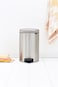 Brabantia NewIcon Pedal Bin 12 L Matt Steel &ndash; Fingerprint Proof with Plastic Inner Bucket