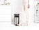 Brabantia NewIcon Pedal Bin 12 L Matt Steel &ndash; Fingerprint Proof with Plastic Inner Bucket