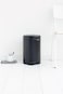 Brabantia NewIcon Pedal Bin 12 L Matt Black – Soft-Close with Plastic Inner Bucket