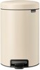 Brabantia NewIcon Pedal Bin 12 L Soft Beige &ndash; Soft-Close Lid with Removable Inner Bucket