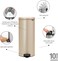 Brabantia NewIcon Pedal Bin 30 L Metallic Gold &ndash; Soft-Closure Kitchen Rubbish Bin with Removable Inner Bucket + Free Bin Bags