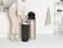 Brabantia Touch Bin New 30L with Removable Lid &amp; Soft-Touch Open &ndash; Metallic Gold + Free Bin Bags