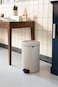 Brabantia NewIcon Pedal Bin 20 L Soft Beige – Soft-Close Lid with Removable Inner Bucket