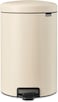 Brabantia NewIcon Pedal Bin 20 L Soft Beige – Soft-Close Lid with Removable Inner Bucket