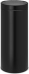 Brabantia Touch Bin New 30L Trash Can – Matt Black Kitchen Waste Bin