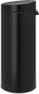 Brabantia Touch Bin New 30L Trash Can – Matt Black Kitchen Waste Bin