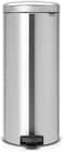 Brabantia NewIcon Pedal Bin 30 L Matt Steel &ndash; Fingerprint Proof with Plastic Inner Bucket