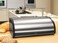 Brabantia Roll Top Bread Box Large Matt Steel Fingerprint Proof, Space-Saving Kitchen Bread Storage Bin