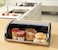 Brabantia Roll Top Bread Box Large Matt Steel Fingerprint Proof, Space-Saving Kitchen Bread Storage Bin