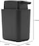 Brabantia ReNew Refillable Soap Dispenser, 250ml, Dark Grey, Easy Fill Non-Drip Handwash Pump for Bathroom or Kitchen, Corrosion-Resistant, 5-Year Guarantee